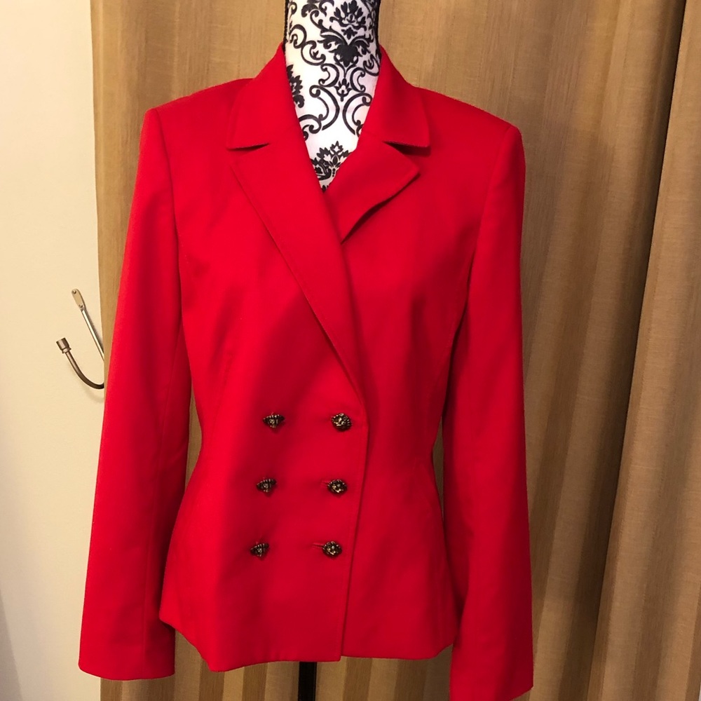 Anne Klein Red Blazer